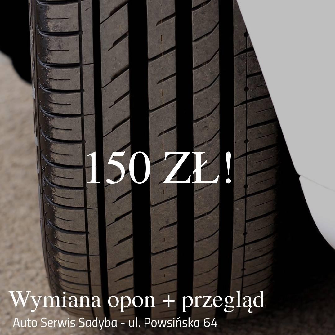 Promocja na wymianę opon na zimę